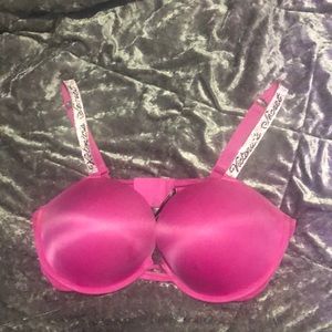 Sparkly pink Victoria’s Secret bra